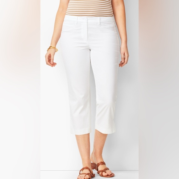 TALBOTS NWOT Perfect Skimmer size 14P color White slit in bottom - Picture 1 of 10